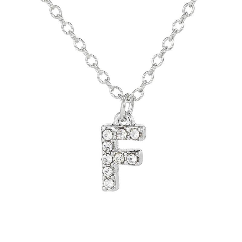 Модная блестящая подвеска-шарм с буквой от A до Z, ожерелье с 26 инициалами, алфавитом, именем, цепочка для ключицы, праздничное ювелирное украшение, подарок