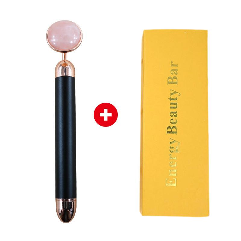 Премиальный электрический нефритовый бьюти-роллер с вибрационной функцией для ухода за лицом и расслабления