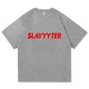 Slayyyter Worst Girl in America Футболки с принтом букв UNISEX Женская мода Харадзюку Футболка Повседневная хлопковая свободная футболка Повседневная футболка