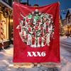 Ajax Pattern Blanket for Home Decoration, Bed, Sofa, Car Travel, Camping, Suitable for All Seasons, Birthday Christmas Gift