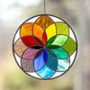 Rainbow Stained Suncatcher Window Hangings Stained Window Panel  SeriesFunrain