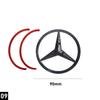 ABS Original Car Rear Trunk Badge Sticker Mercedes Emblem Snap Cover For Mercedes Benz AMG GLA-class X253 2016-2022 A2538170016 JQRST1