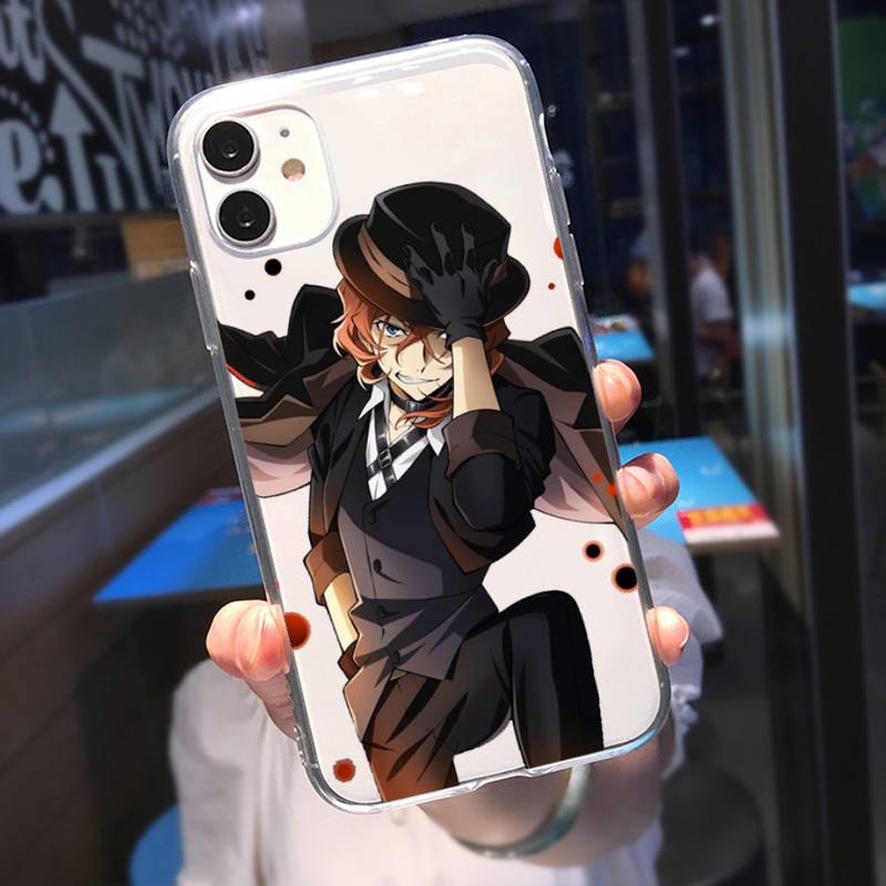 Чехол для телефона RUICHI Bungou Stray Dogs Dazai Osamu для iPhone 11 12 Mini 13 Pro XS Max X 8 7 6s Plus 5 SE XR