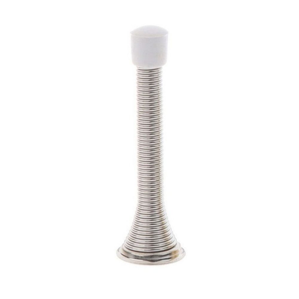 Металл 1 шт. Защита от столкновений, шумоподавление, декоративный пружинный дверной стопор, резиновый колпачок, накладка для защиты двери от ударов, защита стены
