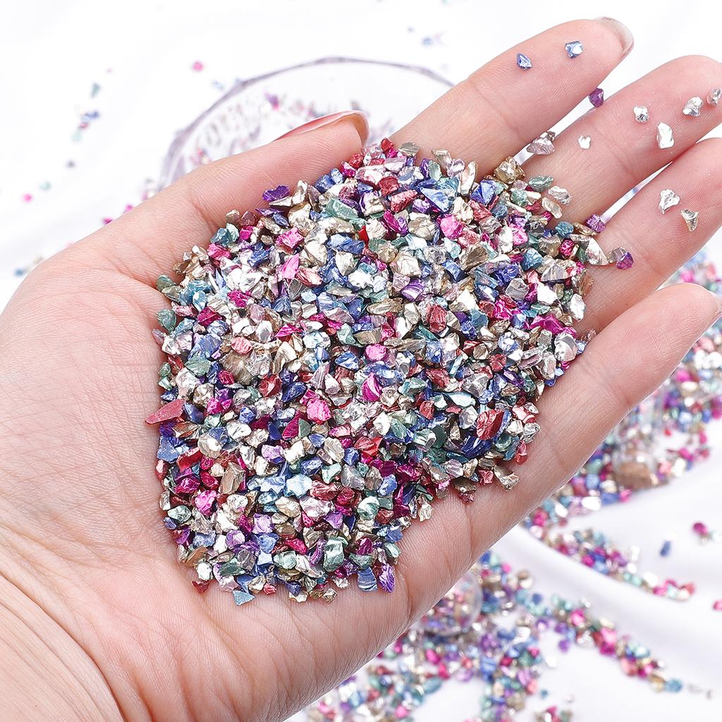 1-4 мм, 25 г/пакет, неправильной формы, стеклянные гравийные бусины без отверстий, чешский бисер, бисер для изготовления ювелирных изделий своими руками, серьги, ожерелье