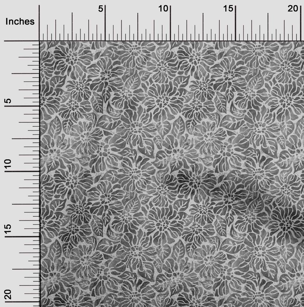 oneOone Ткань Cotton Flex Gray Aian Batik Diy для стеганой одежды, принтованная ткань, ярд 40 дюймов