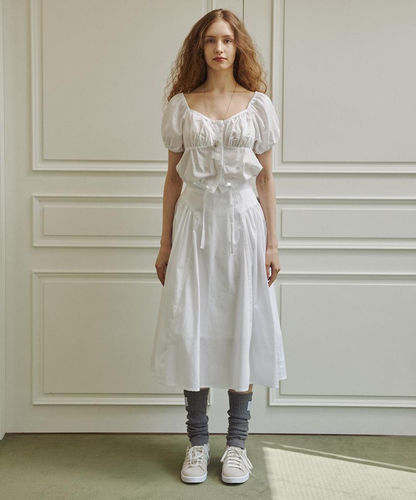 Delaidy Ideale Long Skirt (White)