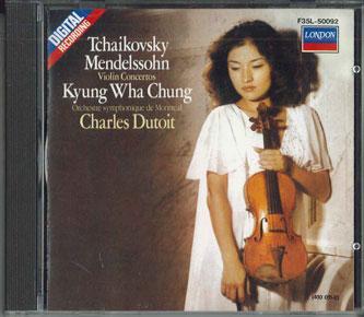 CD TCHAIKOVSKY MENDELSSOHN CHUNG DU TchaikovskyMendelssohnVio 4100112 Decca 1984 Germany Classical Used