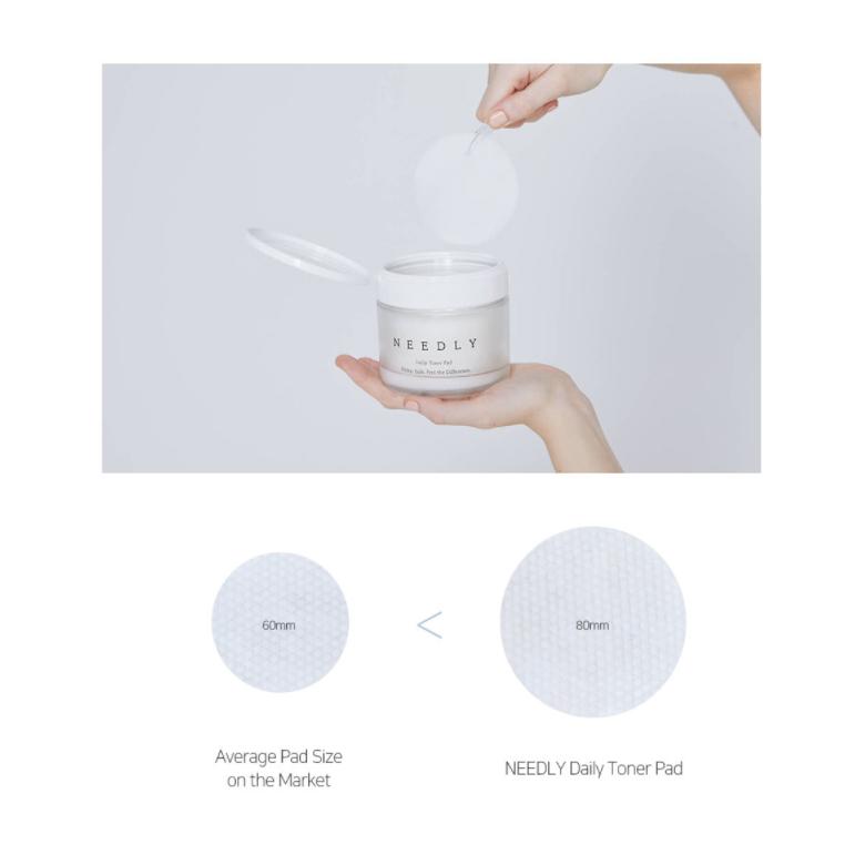 NEEDLY Daily Toner Pad ? Подушечки для сужения пор/отшелушивания лица с BHA и PHA (60 листов)