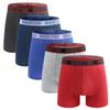 5pieces/pack Men's Panties Sexy Medium Long Mens Underpants Letter Boxers Underwear For Men Polyester Boxer Shorts