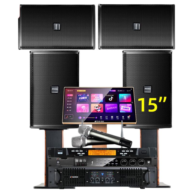 SANSUI PK12 Professional KTV Speaker System CN plug (adapter included)