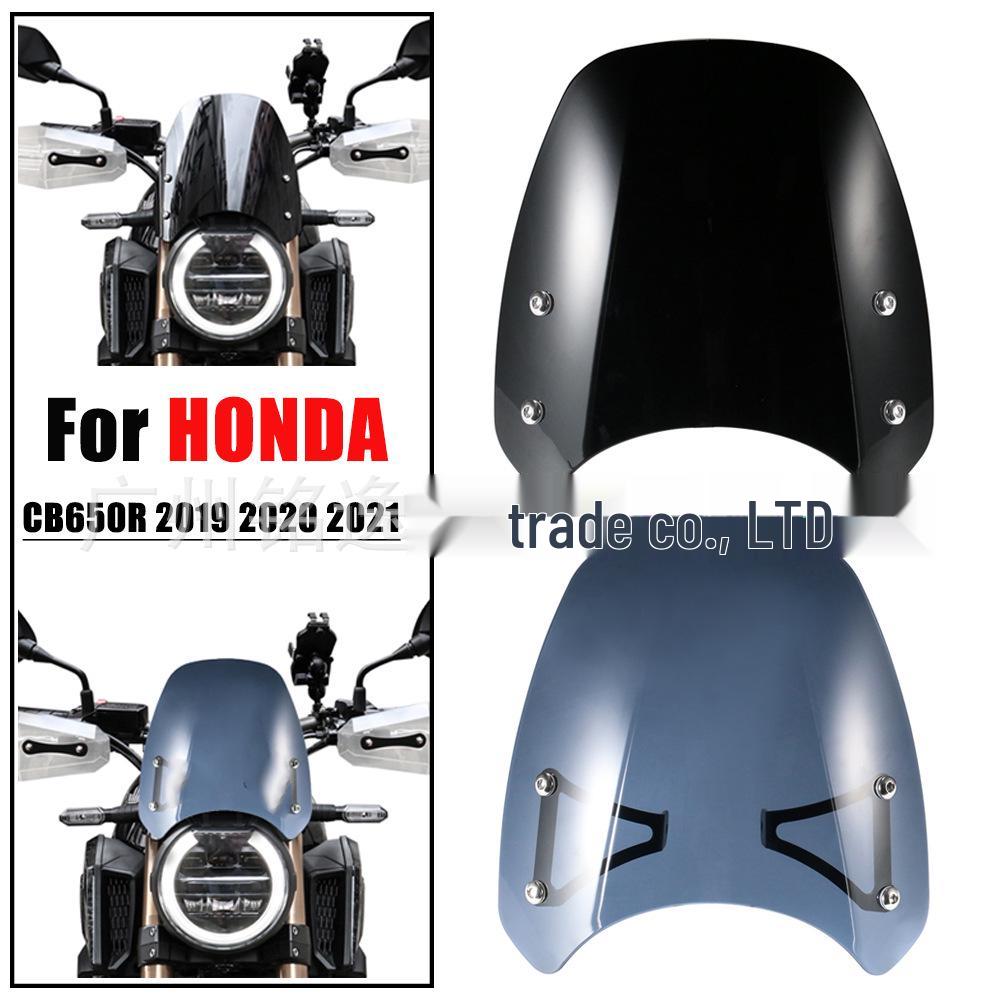 Передний ветрозащитный дефлектор-обтекатель для Honda CB650R 19-21