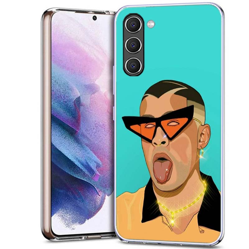 B-Bad B-Bunny Phone Case for Samsung A54 A14 A24 A34 A17 A37 A57 A55 A35 A25 A15 A13 A23 A33 A53 A07 A05S A04S A03 A73 Galaxy No