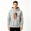 Men's Anime Print Pullover Hoodie Casual Long Sleeve Sweatshirt for Daily Wear