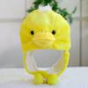 Plush Animal Hat with Earmuffs for Kids Cartoon Rabbit/Frog/Duck Cosplay Cap Winter Warm Headgear for Halloween Christmas