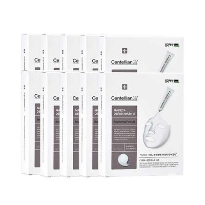 Centellian 24 Derma Mask 3 Brightening Formula 100% Хлопковая маска, 10 шт., 10 шт.