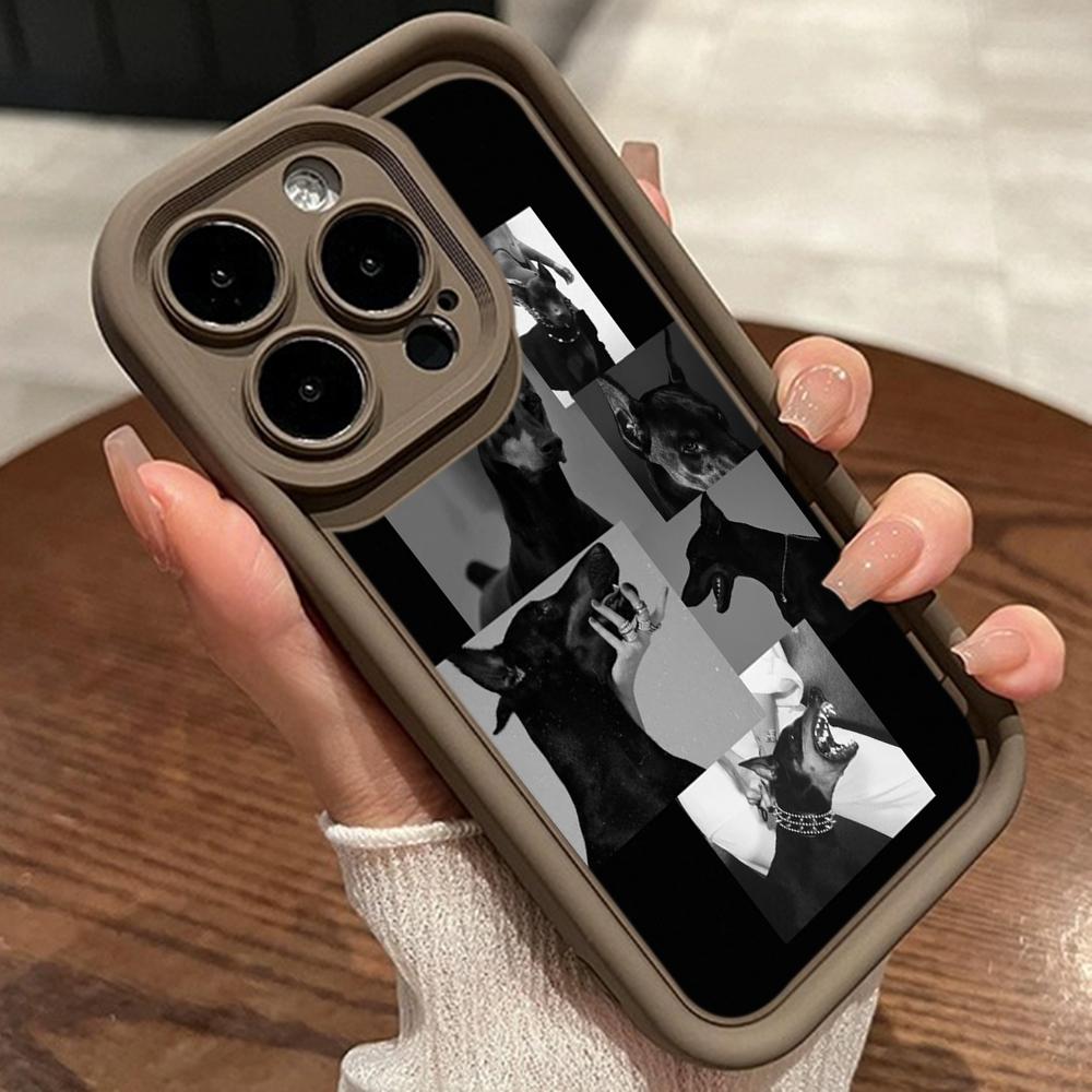 LZ14 Dog Doberman Animal Art силиконовый чехол для телефона Xiaomi 11 Lite 5G 14T Redmi 14C 13C A3 Note 12 11 9 10 13 Pro Plus противоударный задний чехол