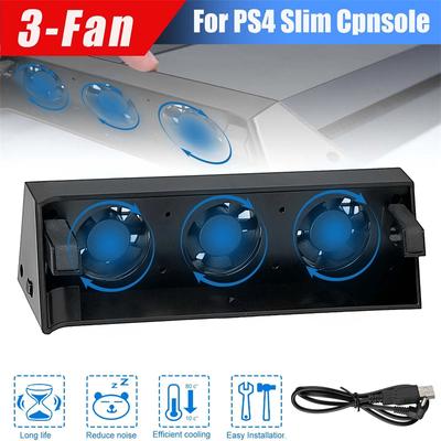 Кулер для Sony PS4 PS 4 Slim Fan Console Accessories Cooling Base Accesorios Video Game Mount Control