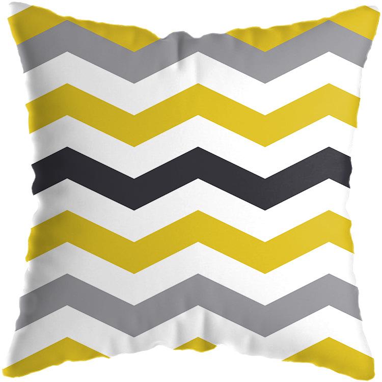 Наволочка с геометрическим рисунком, абстрактная подушка, короткая плюшевая подушка для дома, дивана-кровати, офиса