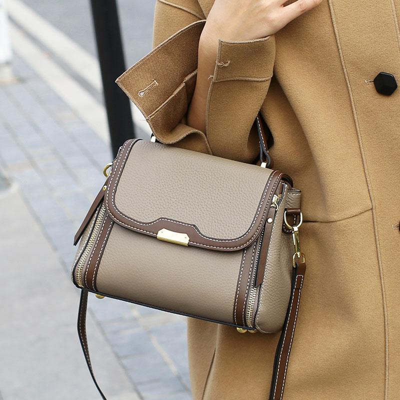 Женская сумка из натуральной кожи, Сумка через плечо, Женская вместительная новая модель, Модная и высококачественная, Стильная и популярная сумка