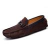 Summer Men's Suede Loafers Comfortable Man Flats Casual Mens Shoes Men Breathable Slip-On Soft Leather Driving Shoes for Men
