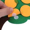 1 Set Kindergarten Color Number Fruit Cognitive Teaching Aids Available Fruit Tree Puzzle Felt Children Early Education Toys