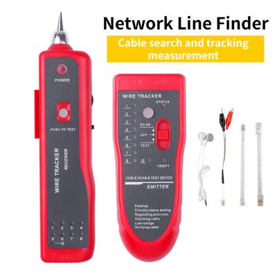 Тестер сетевого кабеля LAN Cat5 Cat6 RJ45 UTP STP Line Finder Устройство отслеживания телефонных проводов Tracer Диагностика тонового расстояния Кабельный тестер