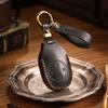 Защитный чехол для ключа автомобиля подходит для модифицированного мужского и женского чехла для ключей из натуральной коровьей кожи Zero Run T03.