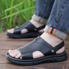 Summer Men's Breathable Sandals Comfortable Casual Beach Shoes with Soft Soles Comfortable Fashionable Versatile Cool Slippers