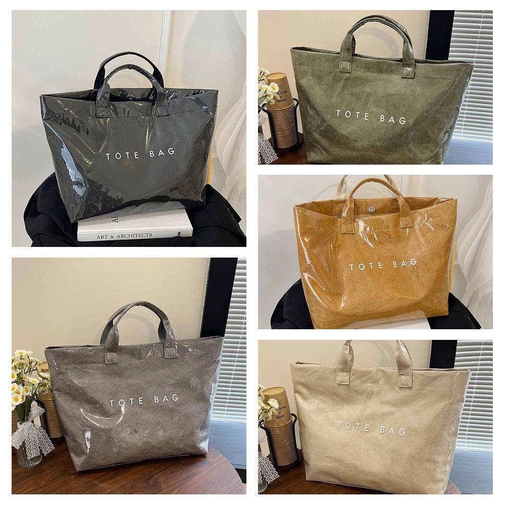 Летняя прозрачная сумка-желе, сумка для хранения, с принтами букв, сумки, водонепроницаемая ПВХ сумка-тоут, спорт