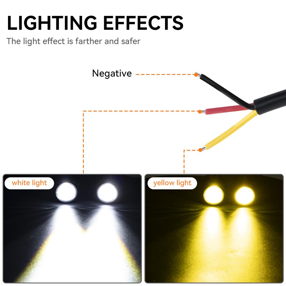 Светодиодная фара для мотоцикла, противотуманная фара, 12 В, для BMW R1200GS ADV F800GS F650 K1200S, вспомогательная светодиодная мотофара