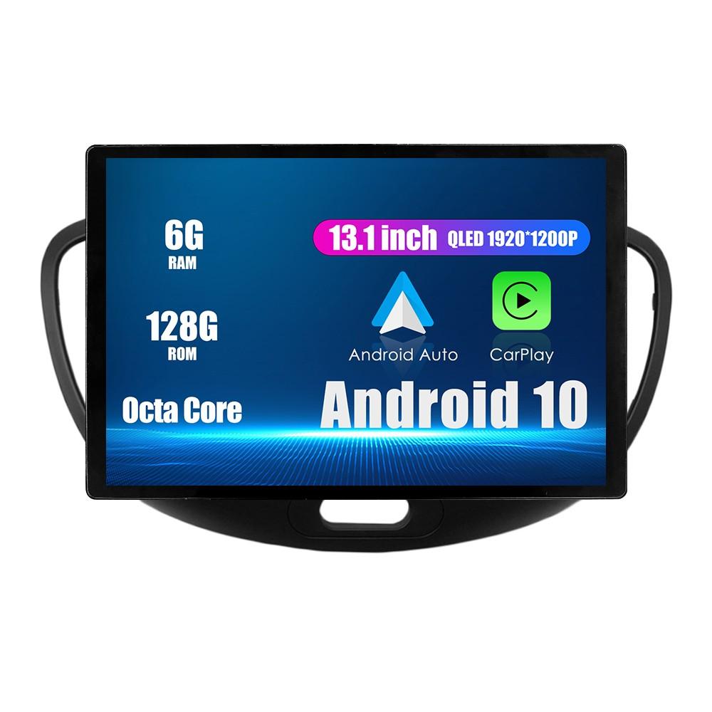 Android Радио 13,1 "Автомобильное стереонавигационное головное устройство Мультимедийный плеер GPS для Hyundai I10 2008-2012