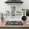 Kitchen Wall Stickers for Fun and Creative Home Decoration Cook Utensils Design for Restaurants and Living Spaces