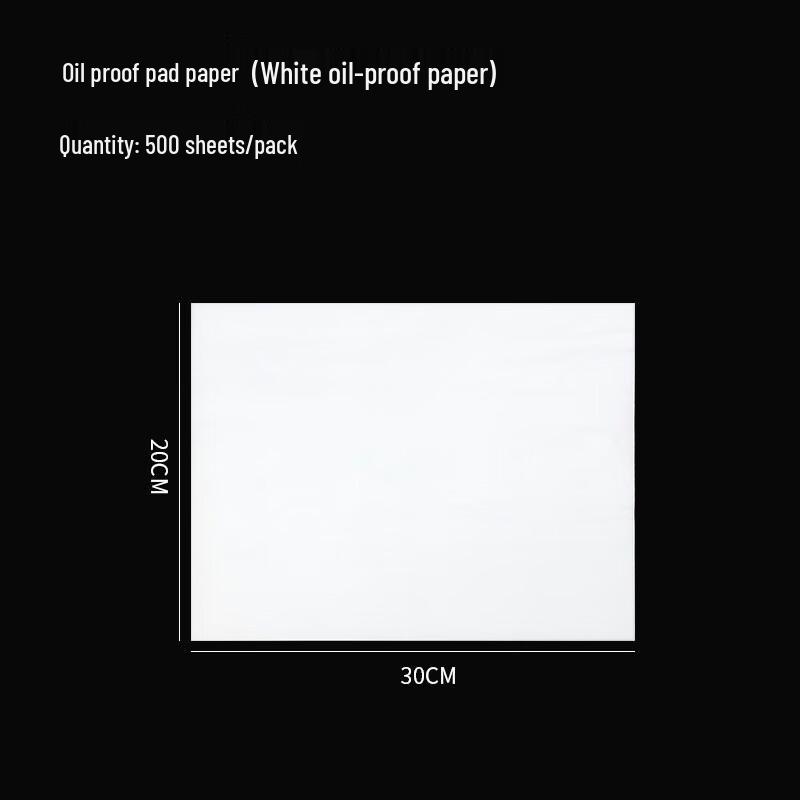 ZISIZ White Greaseproof Deli & Baking Paper Sheets