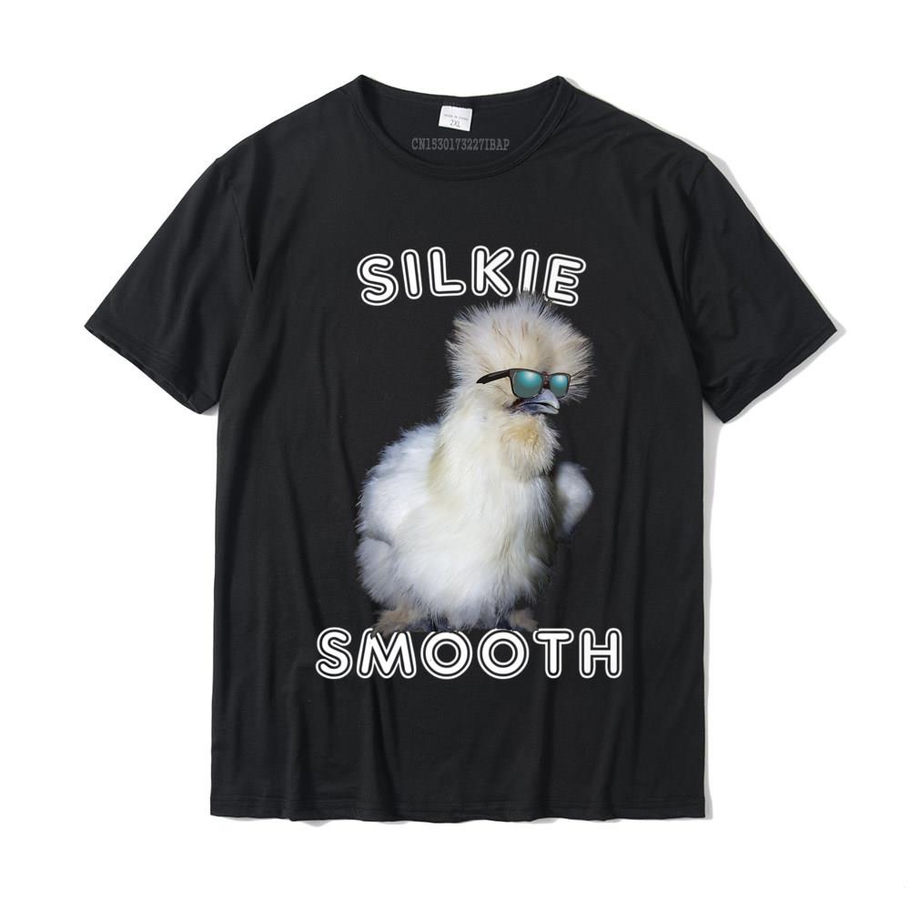 Funny Silkie TShirt Chicken Lover Humor Shirt Gift Idea Casual Cotton Unisexs T Shirt Kawaii New Arrival T Shirts