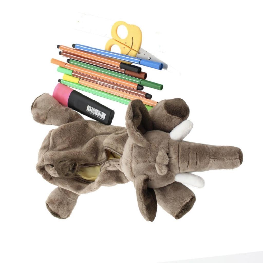 Плюшевый пенал для животных, Милый и Идеальный аксессуар для средней, старшей и начальной школы, Расслабляющий и Расслабляющий Чехол, Чехол, Мешочек, Чехол, Уродливый,