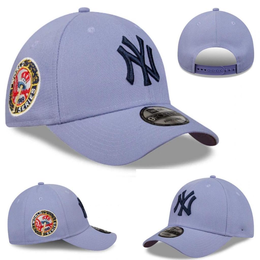Унисекс регулируемая бейсболка: Кепка с изогнутым козырьком LA Dodgers и NY Yankees