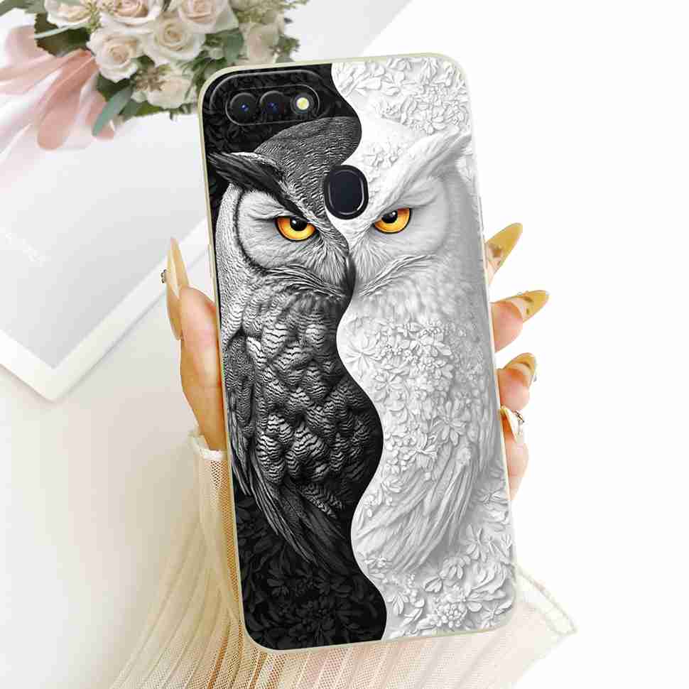 For Realme 2 RMX1805 Casing Colorful Pop Print Soft Slim Back Cover For Realme2 realme 2 RMX1809 6.2" Phone Cases Bumper Capa
