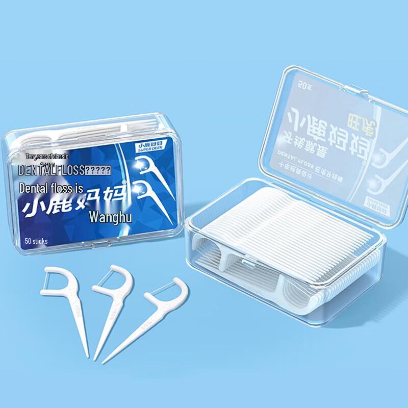 Fawnmum Round Line Dental Floss Picks