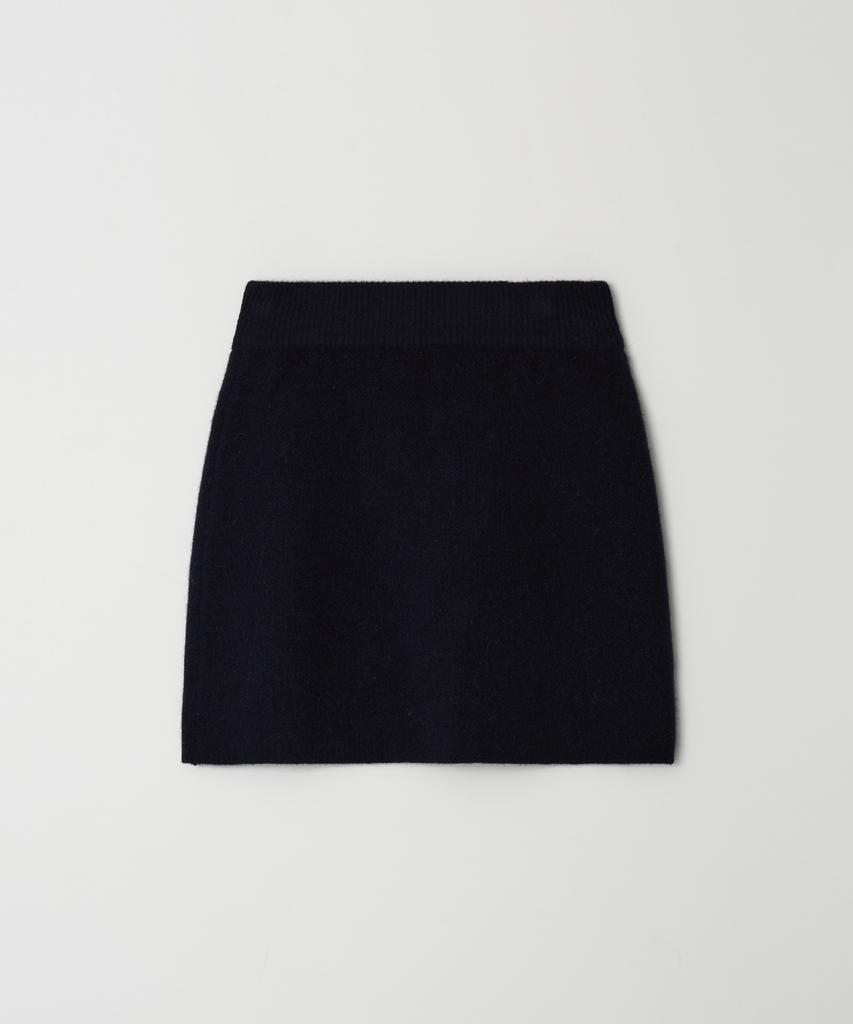 The Rye Alpaca Knit Skirt (Navy)