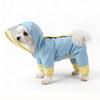Waterproof Dog Hooded Raincoat Quick-dry Four-legged Raincoat Pet Waterproof Cloak  Outdoor Walking