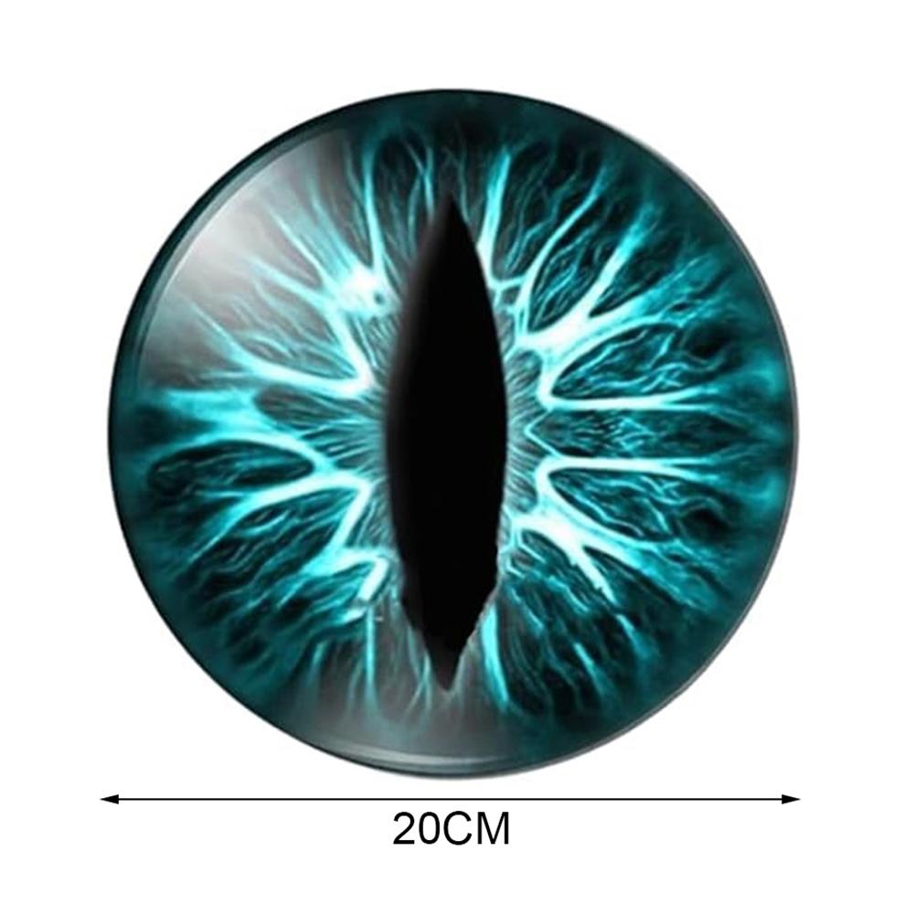 2шт наклейки на фары Beast Eyes для джипов, 3D стереоэффект водонепроницаемый автомобильный декор для внедорожника, забавные наклейки Beast Eyes для автомобиля