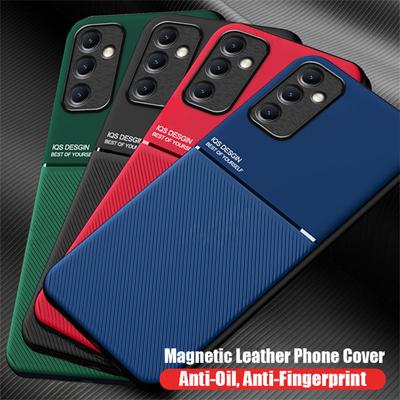 Магнитный кожаный чехол для телефона Samsung A55 A54 S24 Ultra A14 A53 A34 A32 A52 A24 A13 A51, матовые чехлы для Samsung S20 S22 S21 S23 S24 Ultra