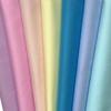 7 Pieces Fabric Plain Cotton Soft Patchwork Fabric 7 Color Set for Crafts 56 X 46cm