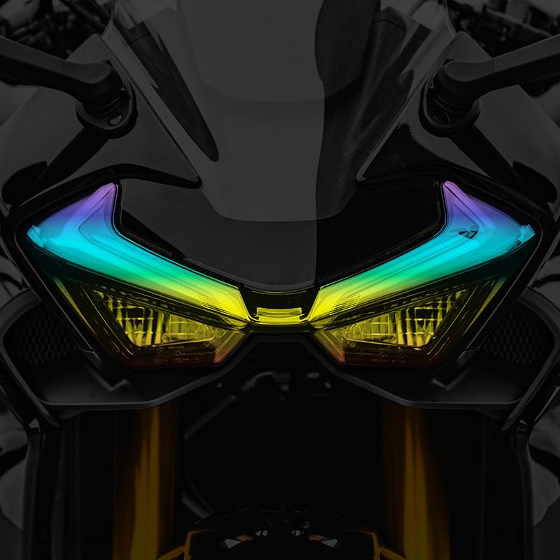 Подходит для 2025 CFMOTO 750SR-S Светодиодная неоновая пленка Защитная пленка для TFT-экрана Точно вырезанная Устойчивая к УФ-излучению Антицарапина Модификационные детали