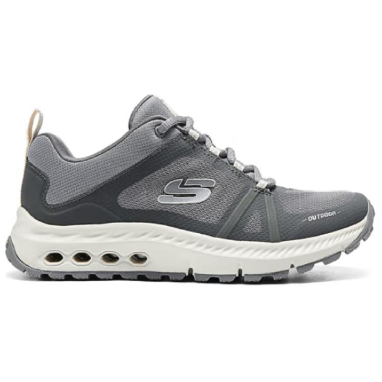 Skechers Женские уличные удобные универсальные дышащие поддерживающие с амортизацией низкие повседневные кроссовки для бега женские кроссовки Серый 180154-GRY