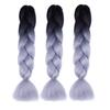 Wig Gradient African Blackman Braid Cosplay for Ladies Extension Long Supplies Plaited Faux Hair