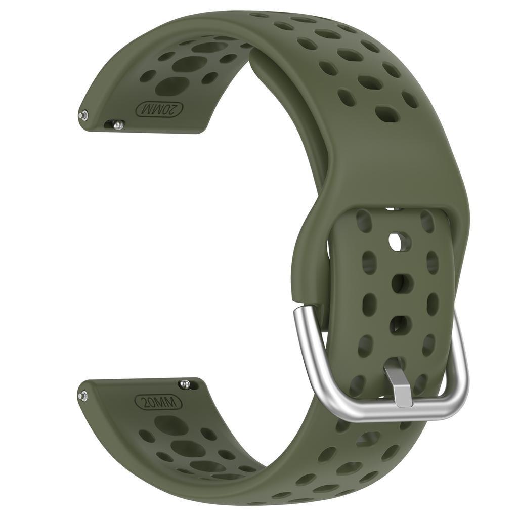 Для Huami Amazfit Active 2 (А2437) Дизайн с отверстиями для ремешка 20 мм Регулируемый силиконовый ремешок для часов