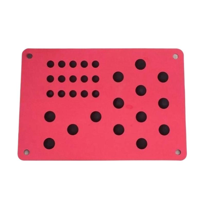 Car Floor Mat Universal Auto Alloy Plate Silver Non-Slip Carpet Patch Foot Heel Scuff Plate Anti-Skid Pad