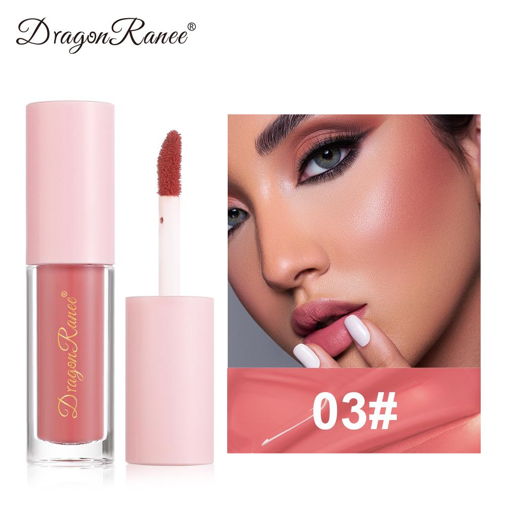 Dragon Ranee Мини-набор матовых жидких румян — водостойкие, устойчивые к поту, осветляющие и контурирующие средства для создания непринужденных образов в стиле нюд